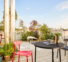 Стул с подлокотниками ALU MITO фабрика Conmoto